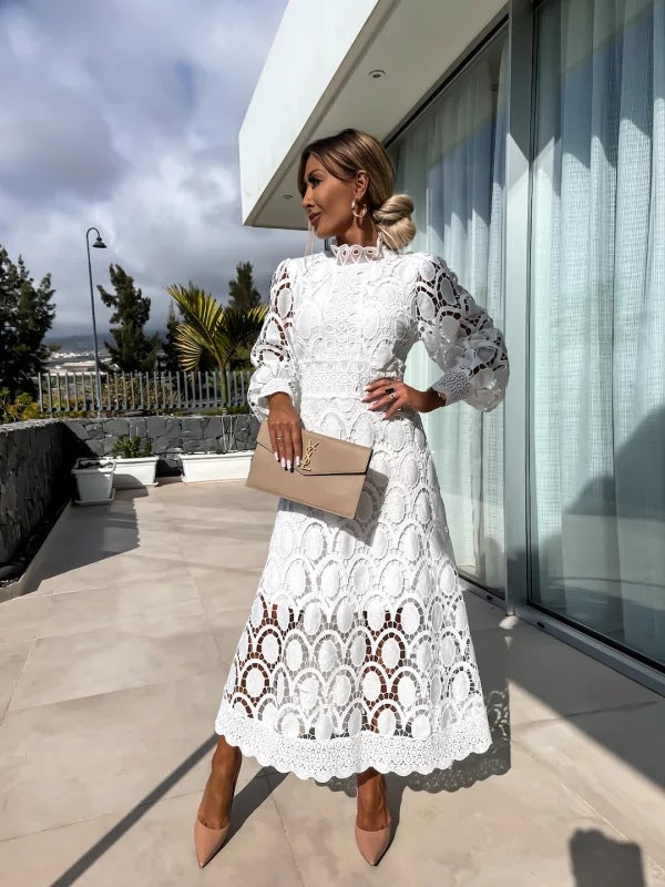 Vestido Chiara de Encaje Elegante