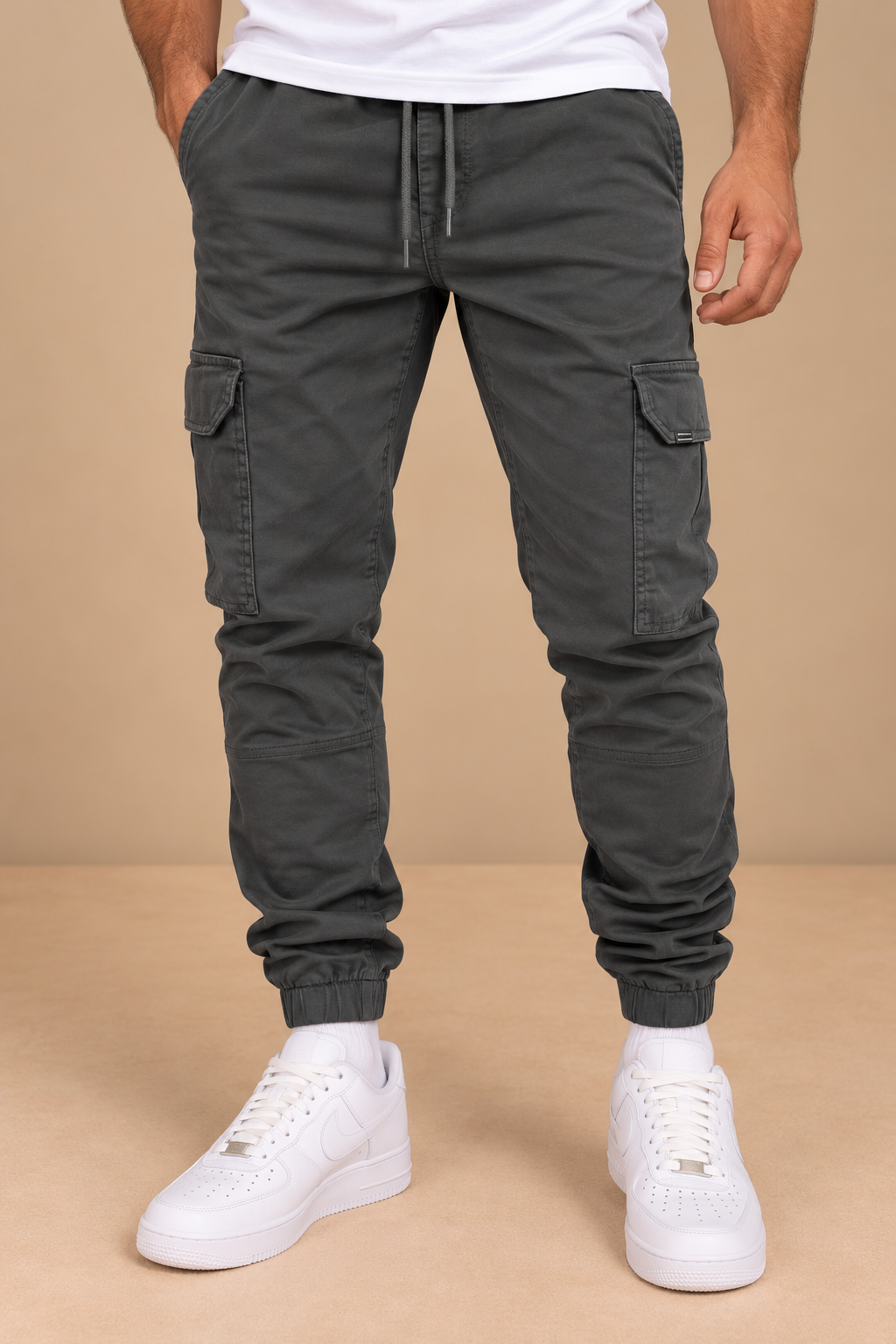 VANDELI| Jeans cargo elásticos
