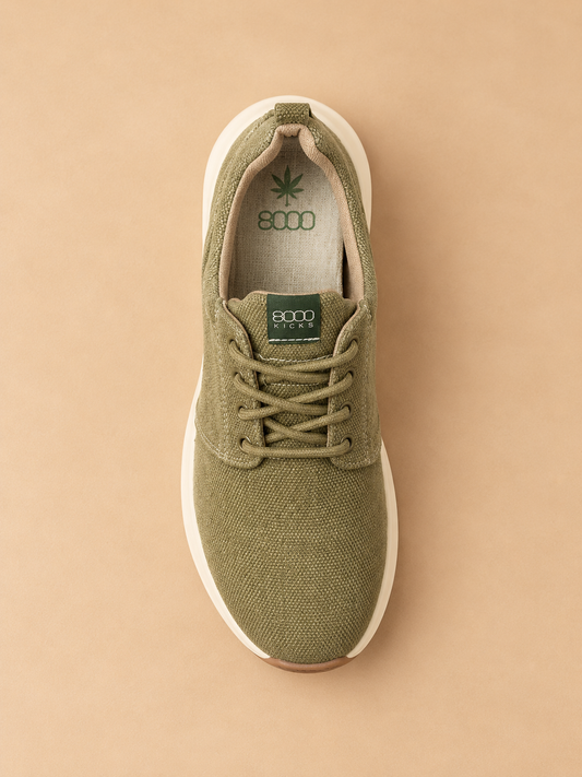 Zapatillas Urban – Puntera Ancha para Hombre verdes