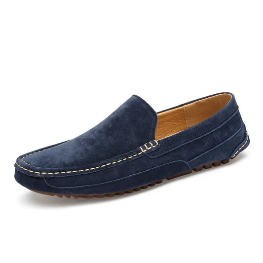 Mocasines elegantes de ante de primera calidad