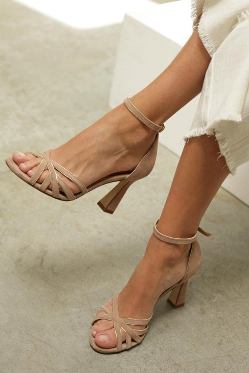 Victoria™ | Tacones Slim de Punta Redonda Artesanales