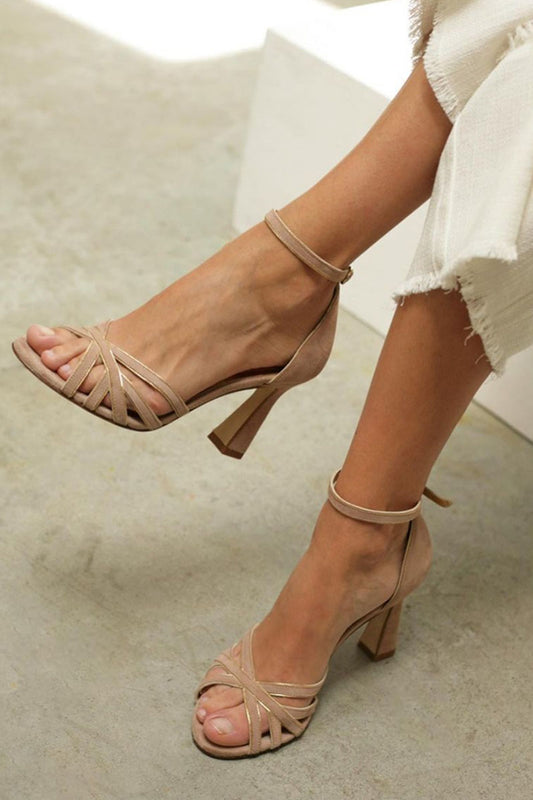 Victoria™ | Tacones Slim de Punta Redonda Artesanales