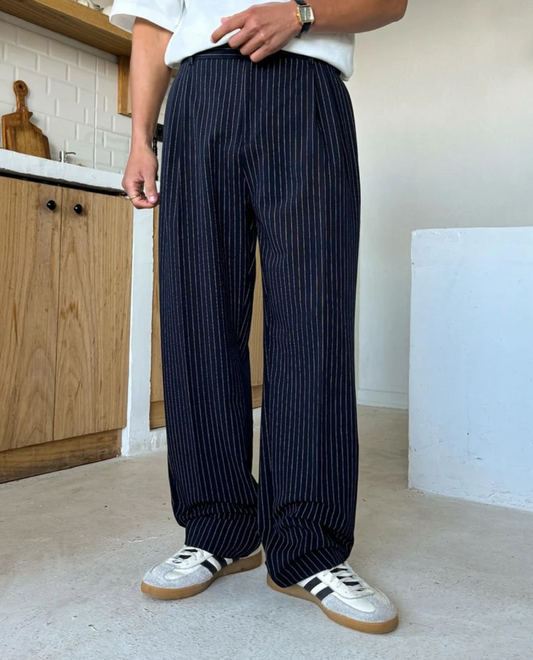 Pantalón ancho de raya - LEE
