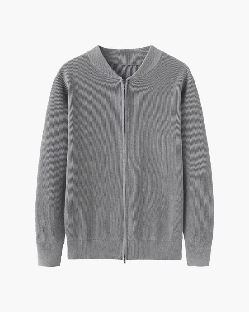 Cardigan con cremallera Hombre