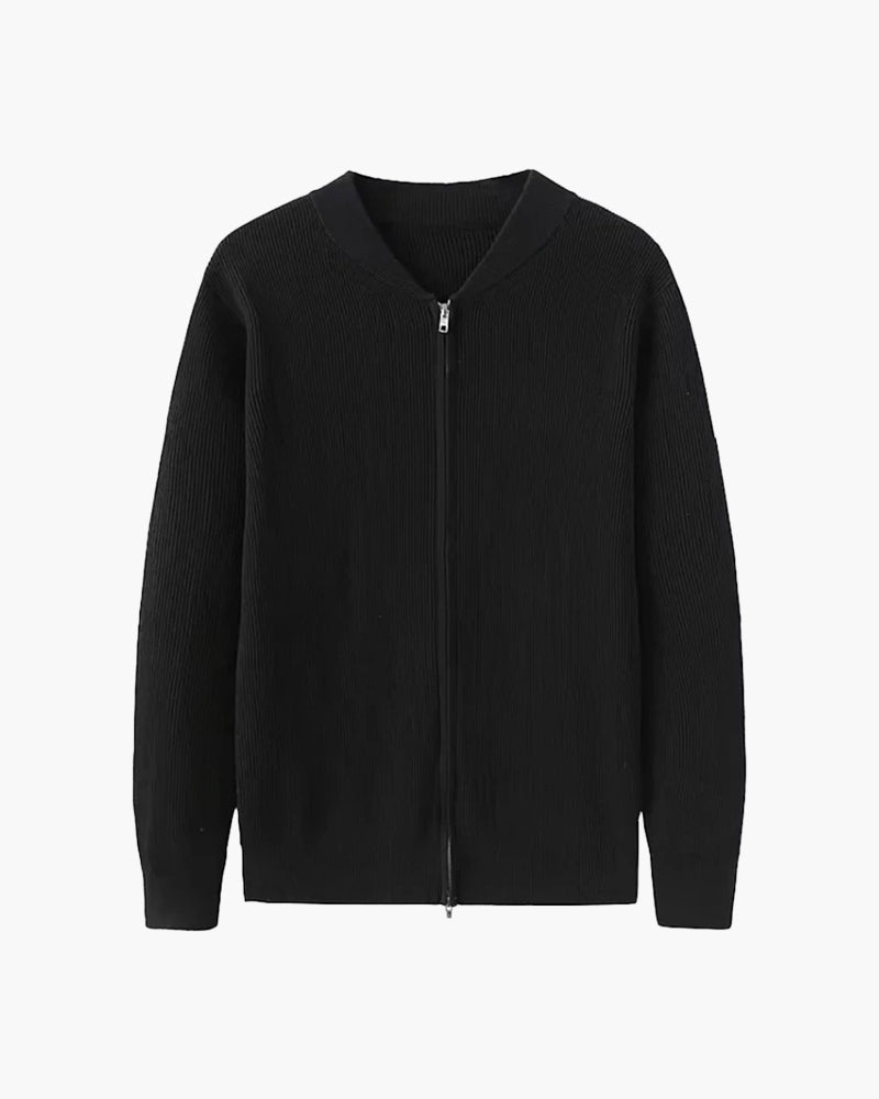 Cardigan con cremallera Hombre