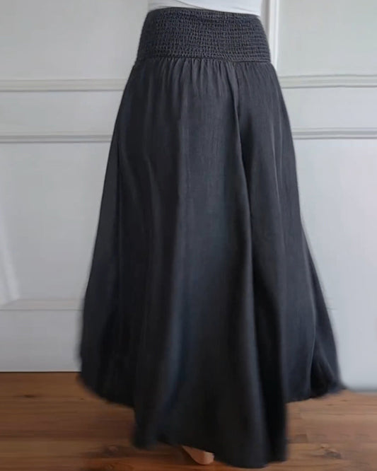 Jasper | Pantalones de cintura alta con fruncidos