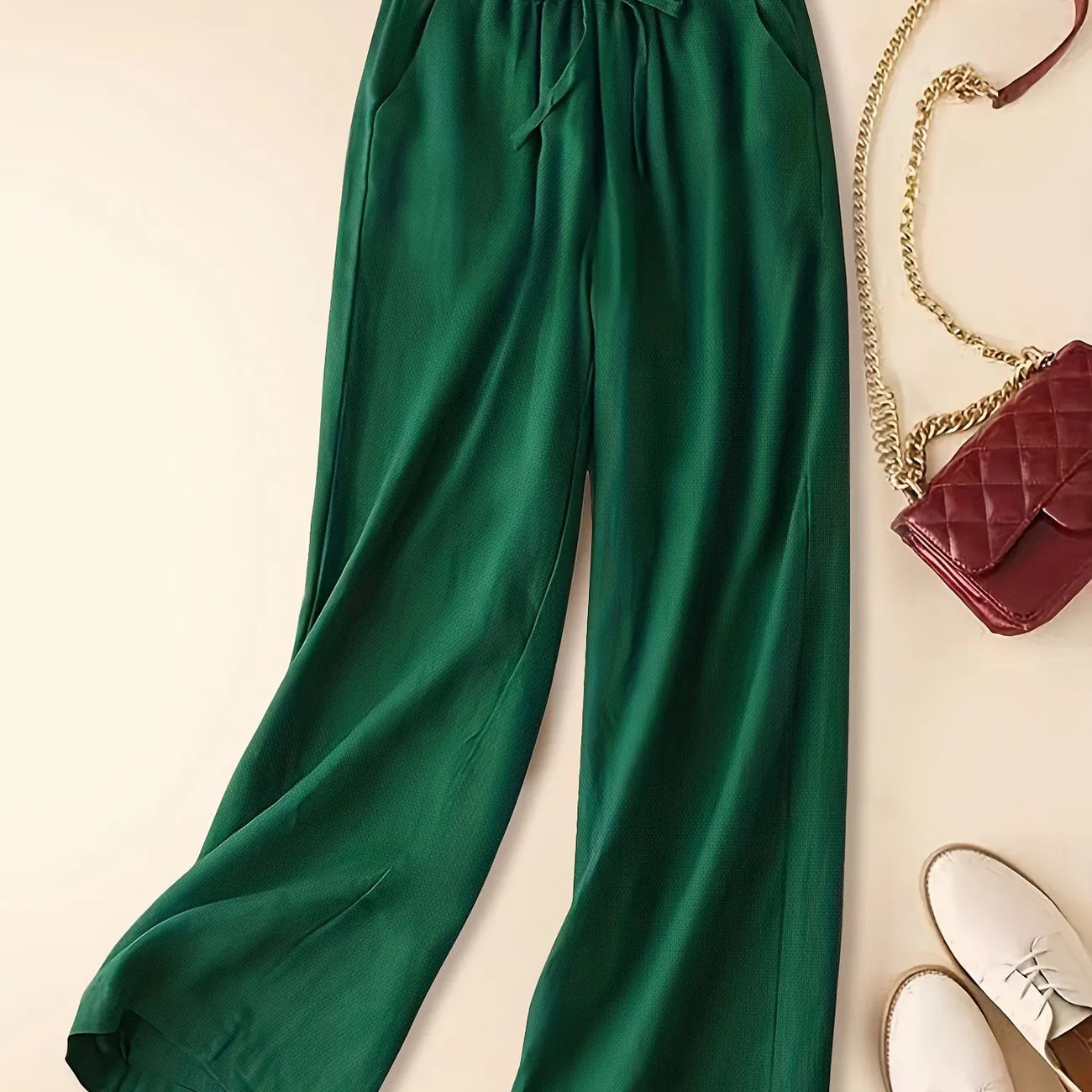 Tina - Pantalones de lino de estilo informal