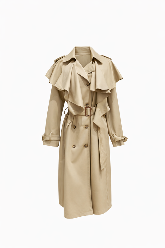 Gabardina crema ELEONOR