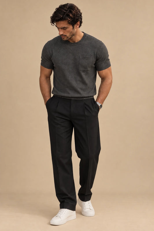 Lino | Camiseta de Lino Gris