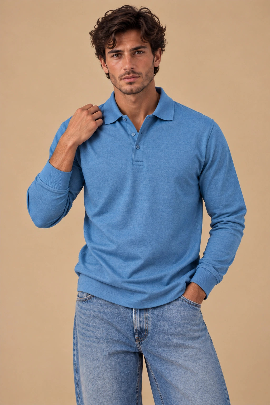 MOHR | Polo lujo de manga larga