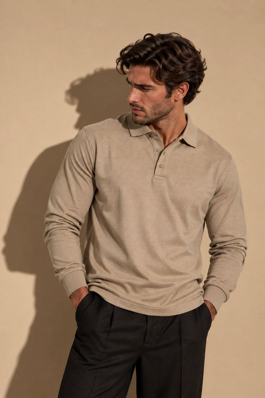 MOHR | Polo lujo de manga larga
