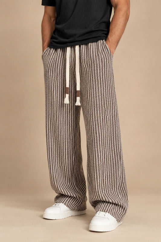 XAVIER – PANTALONES DE TERCIOPELO MODERNOS A RAYAS HOMBRE