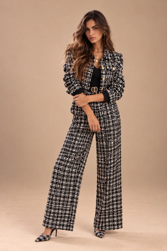 AZAHARA | Conjunto de Tweed de Dos Piezas