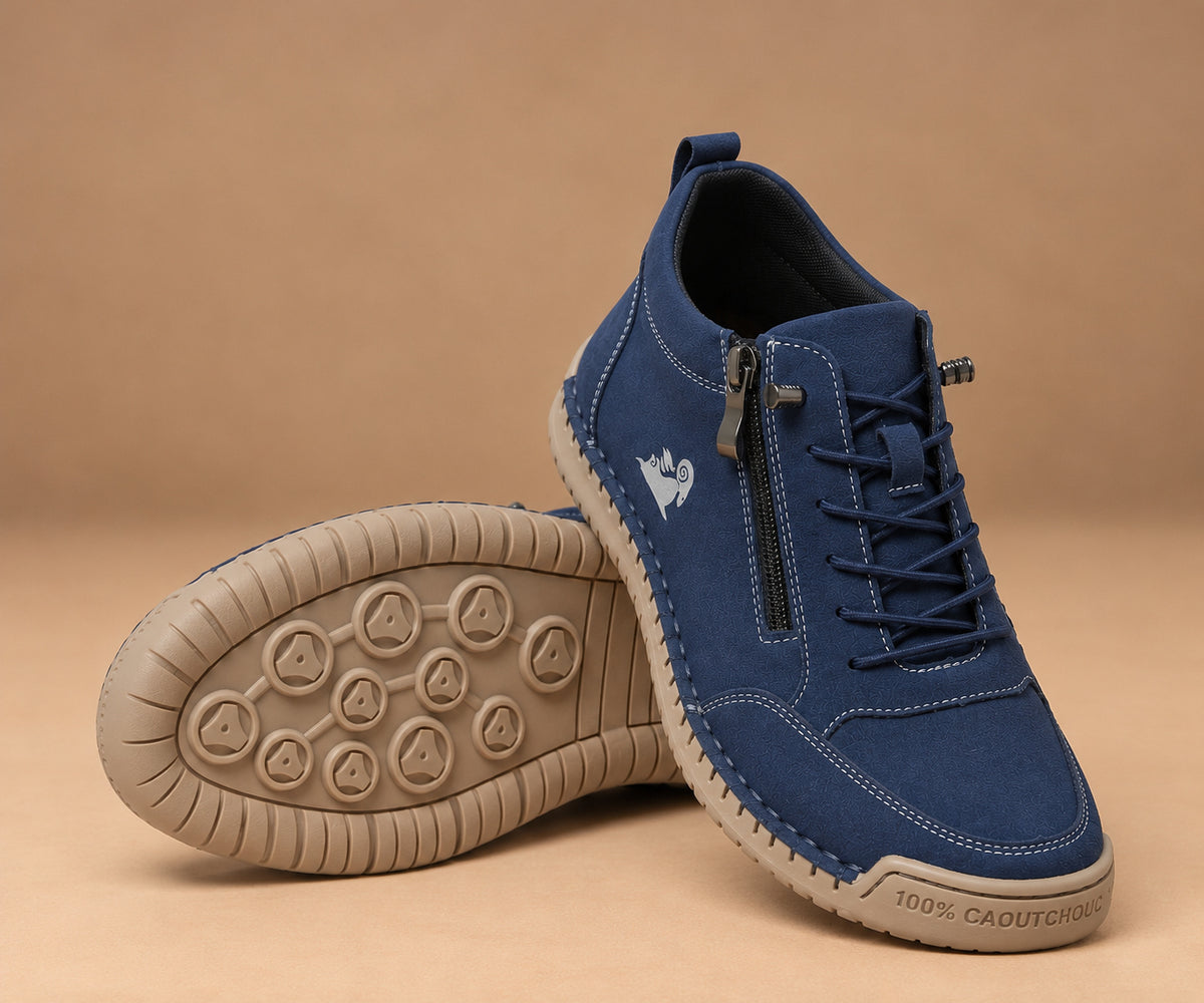 Zapatos ortopédicos cómodos Flora con cremallera