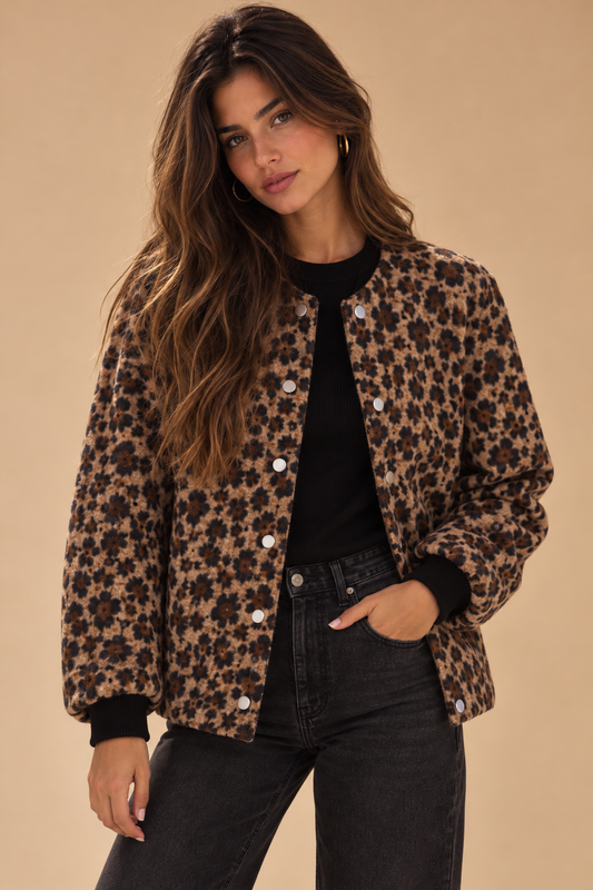 Chaqueta Charlene Leopardo