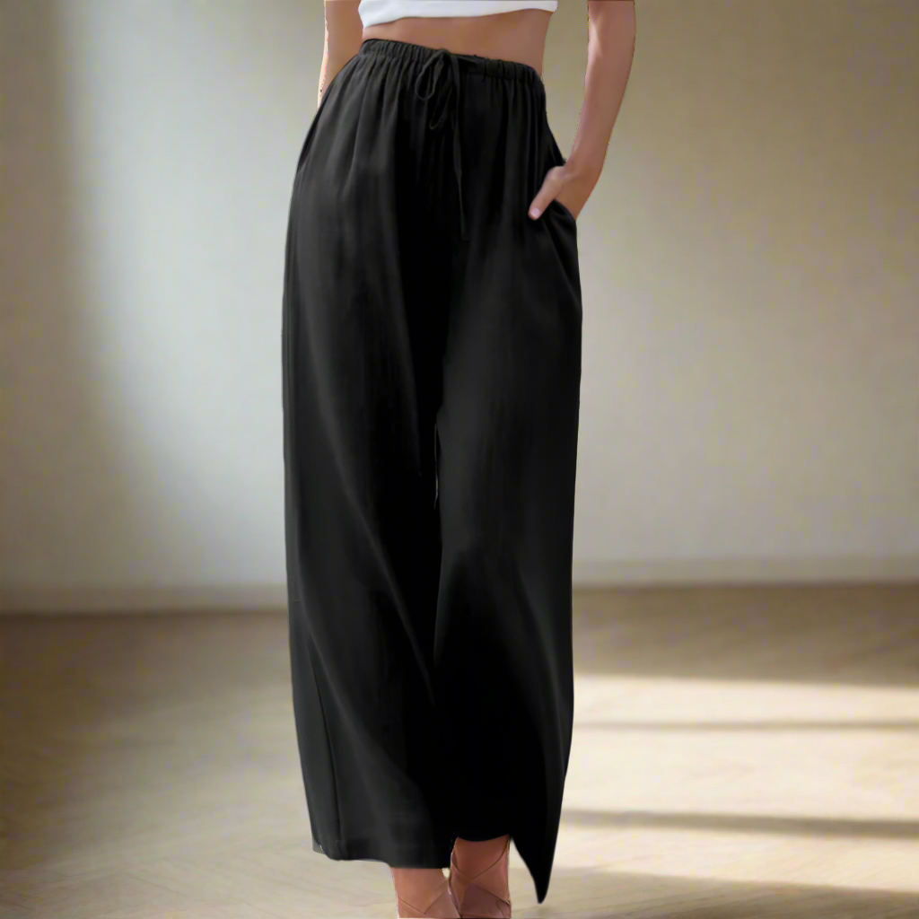 Liam | Pantalones de verano de corte ancho