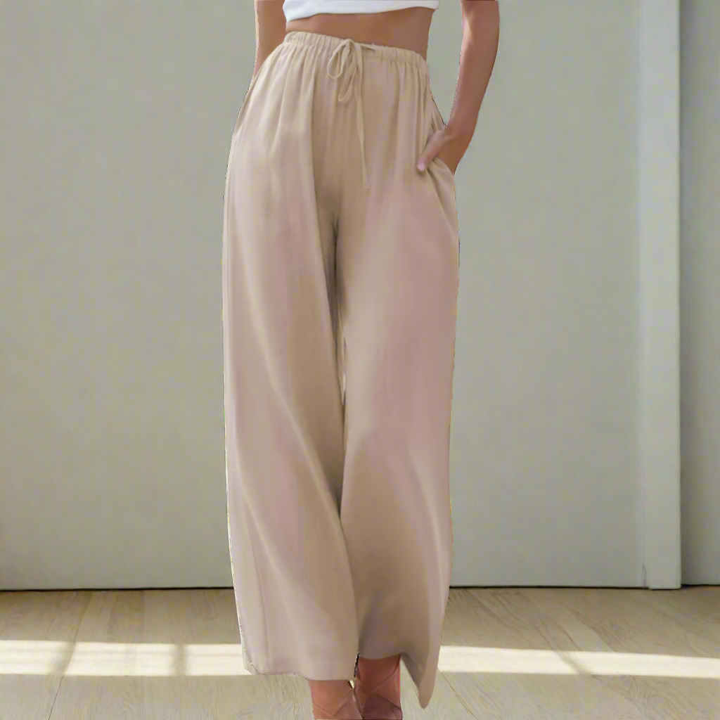 Liam | Pantalones de verano de corte ancho