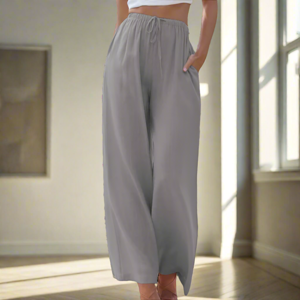 Liam | Pantalones de verano de corte ancho
