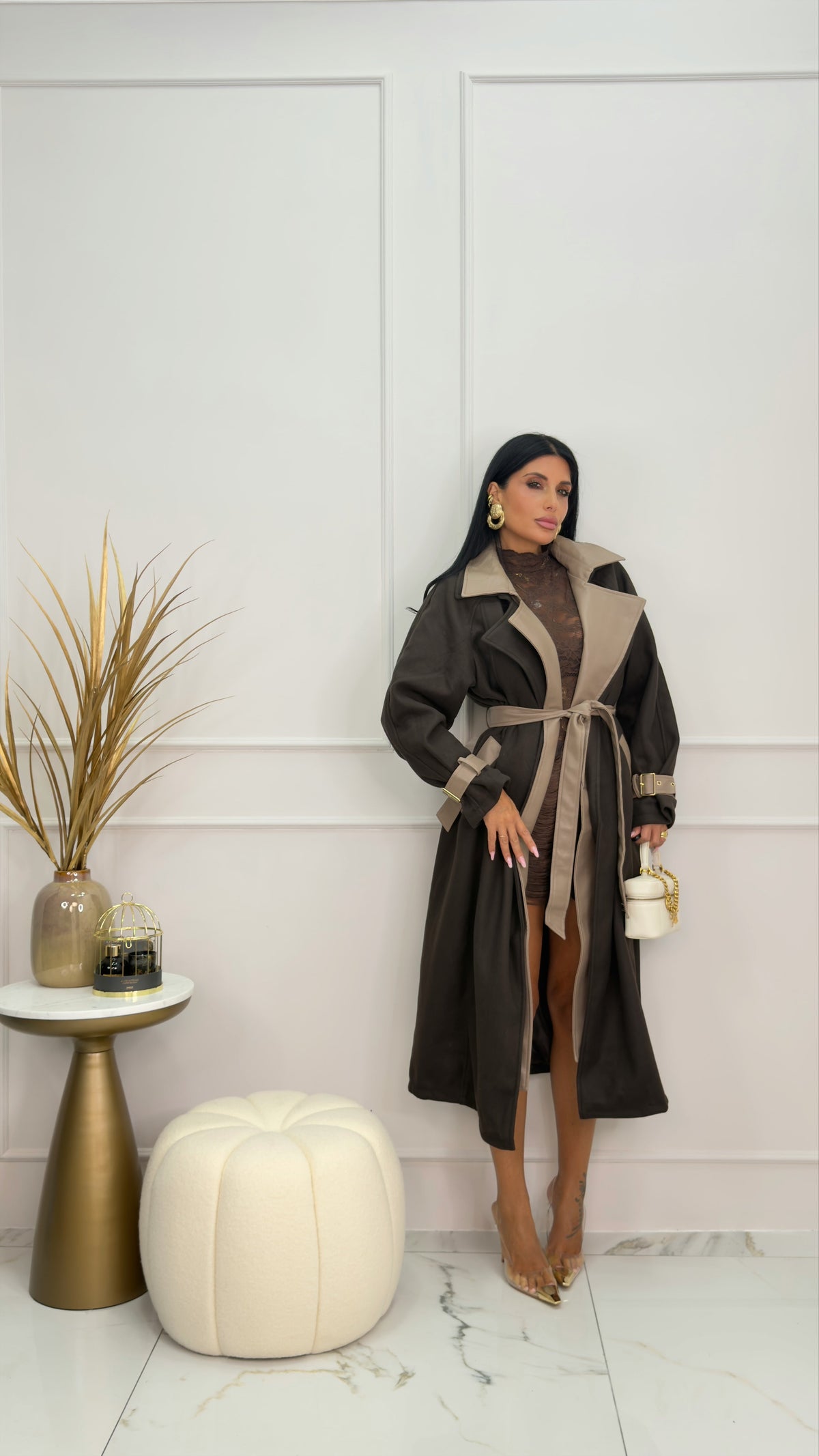 Trench 2391 (Marrón- Beige)