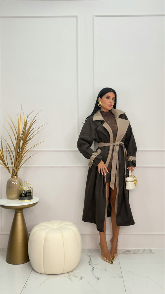 Trench 2391 (Marrón- Beige)