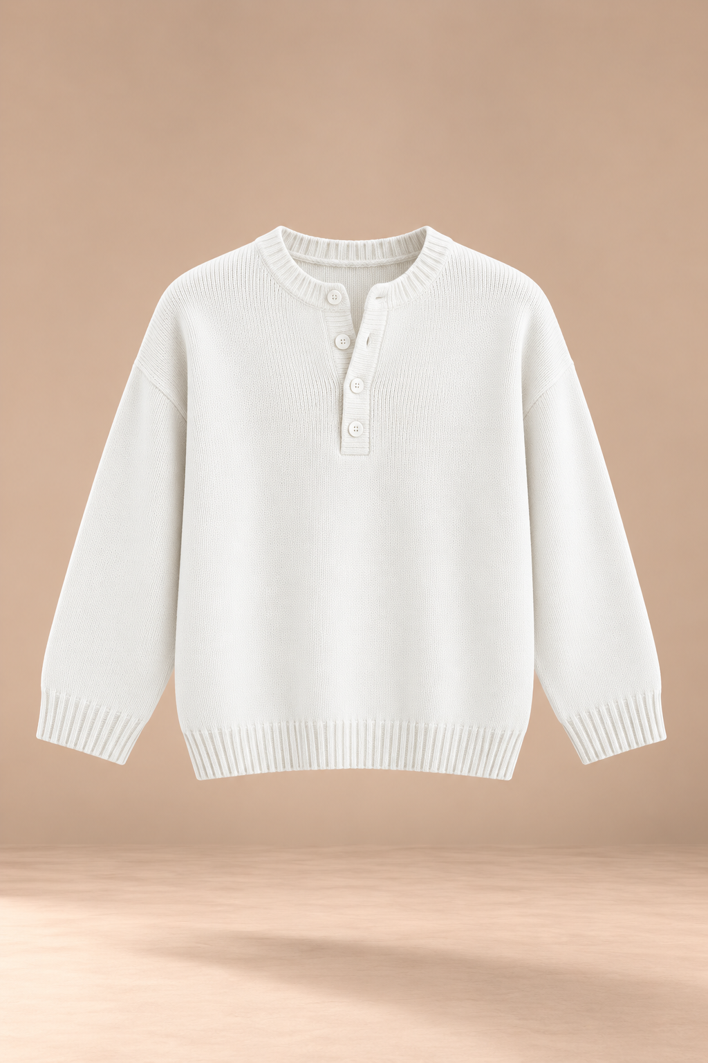 Ernesta | Suéter de Punto con Botones Henley