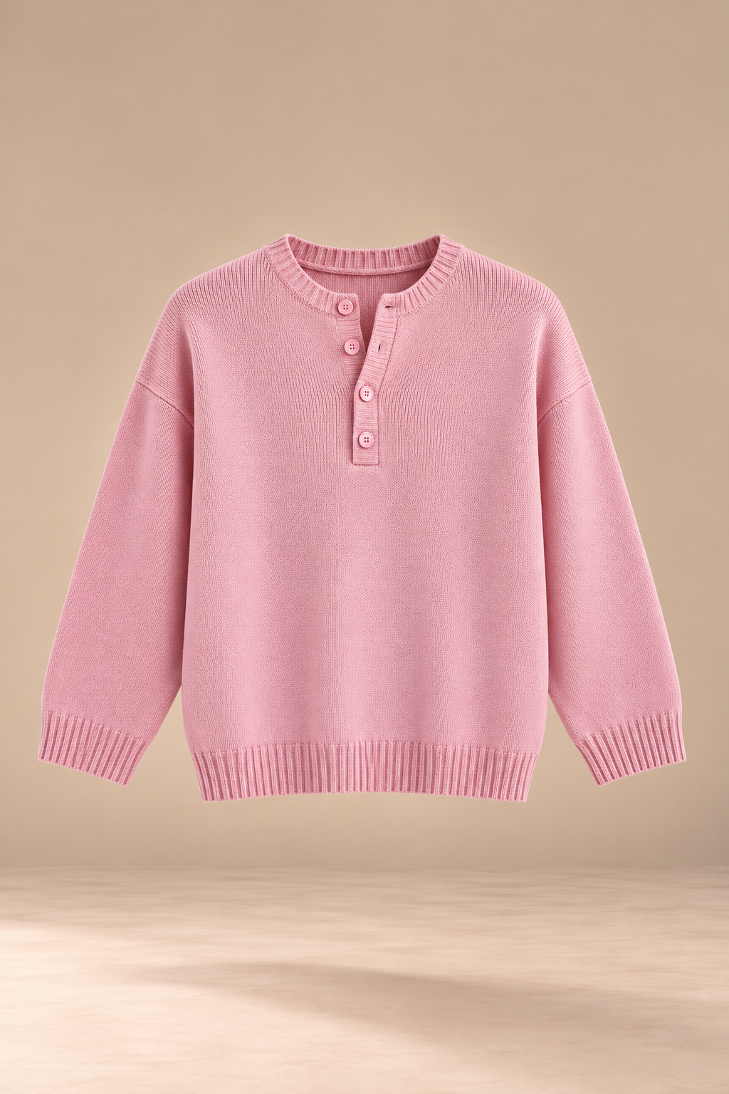 Ernesta | Suéter de Punto con Botones Henley