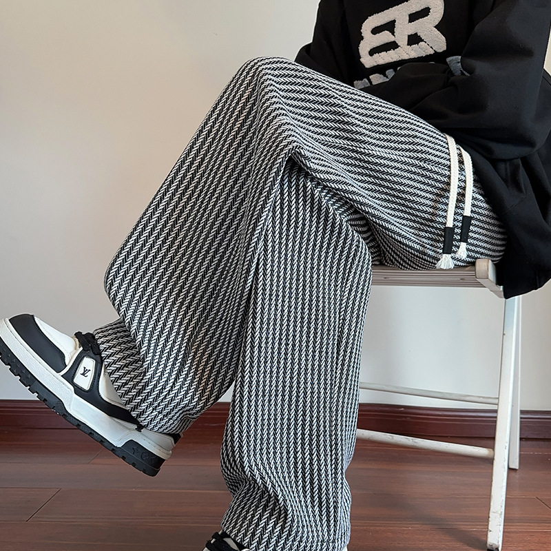 XAVIERA – PANTALONES DE TERCIOPELO MODERNOS A RAYAS