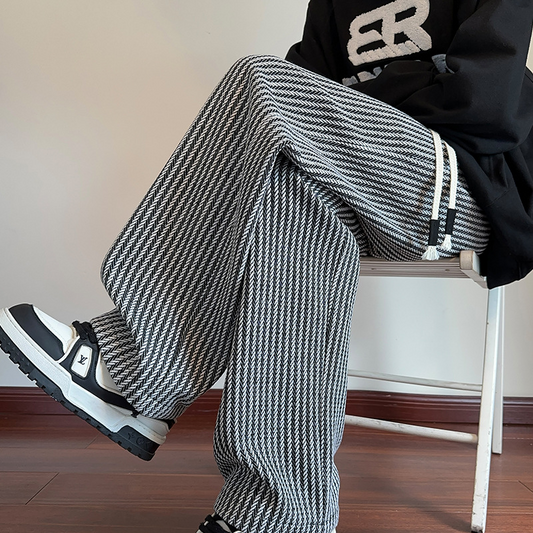 XAVIERA – PANTALONES DE TERCIOPELO MODERNOS A RAYAS