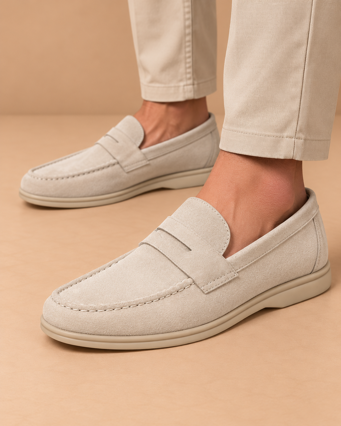 Mocasines de ante Firenze Chic