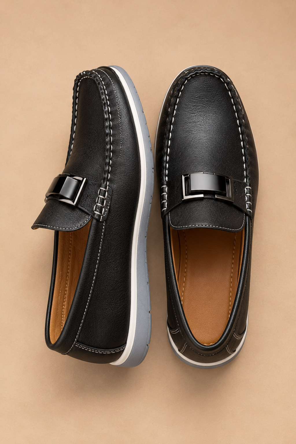 Mocasines de piel de lujo