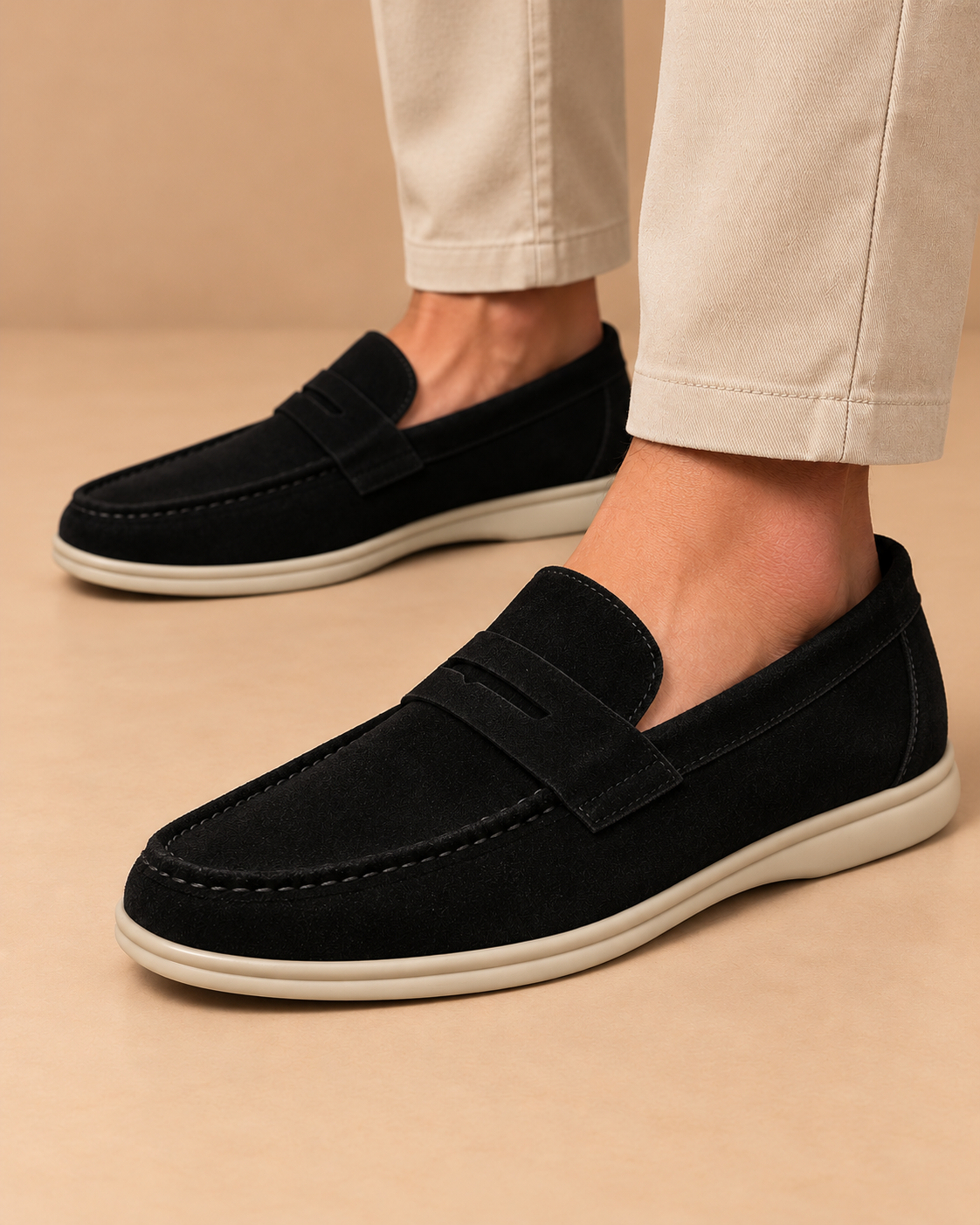 Mocasines de ante Firenze Chic