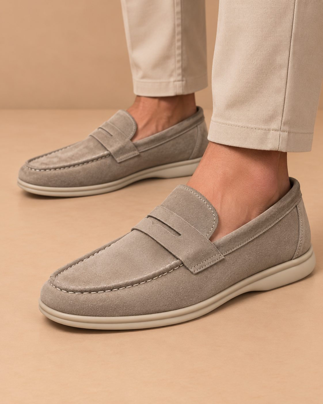 Mocasines de ante Firenze Chic