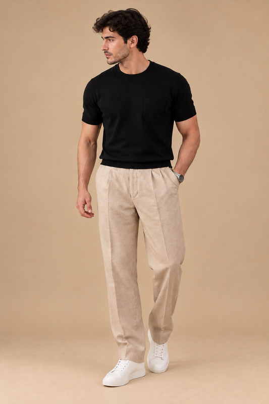 Lino | Camiseta de Lino Negra