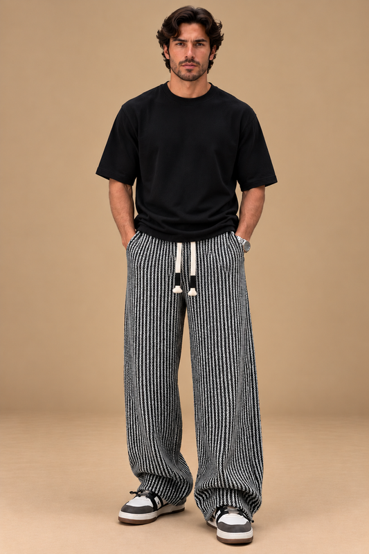 XAVIER – PANTALONES DE TERCIOPELO MODERNOS A RAYAS HOMBRE