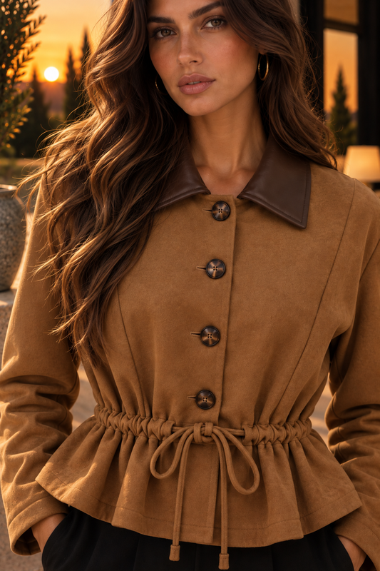 Chaqueta Équestre Camel.