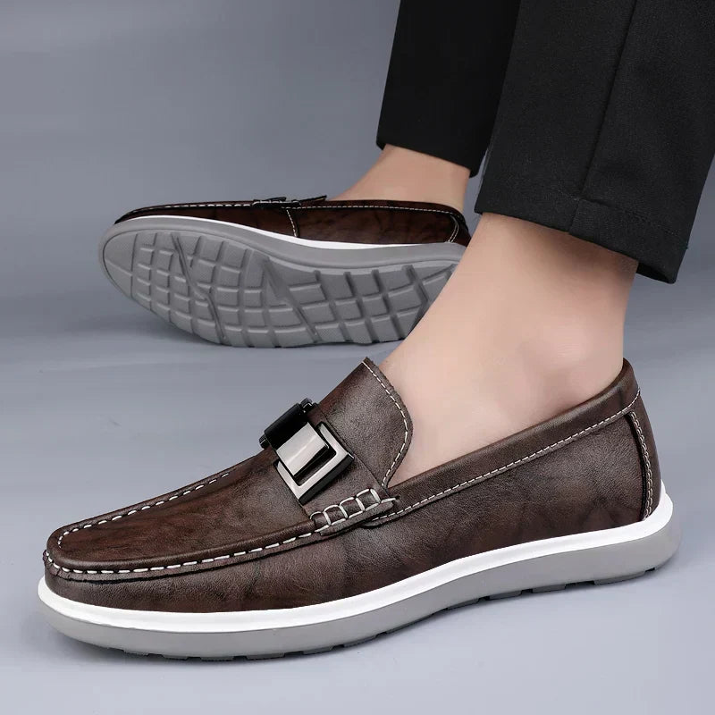 Mocasines de piel de lujo