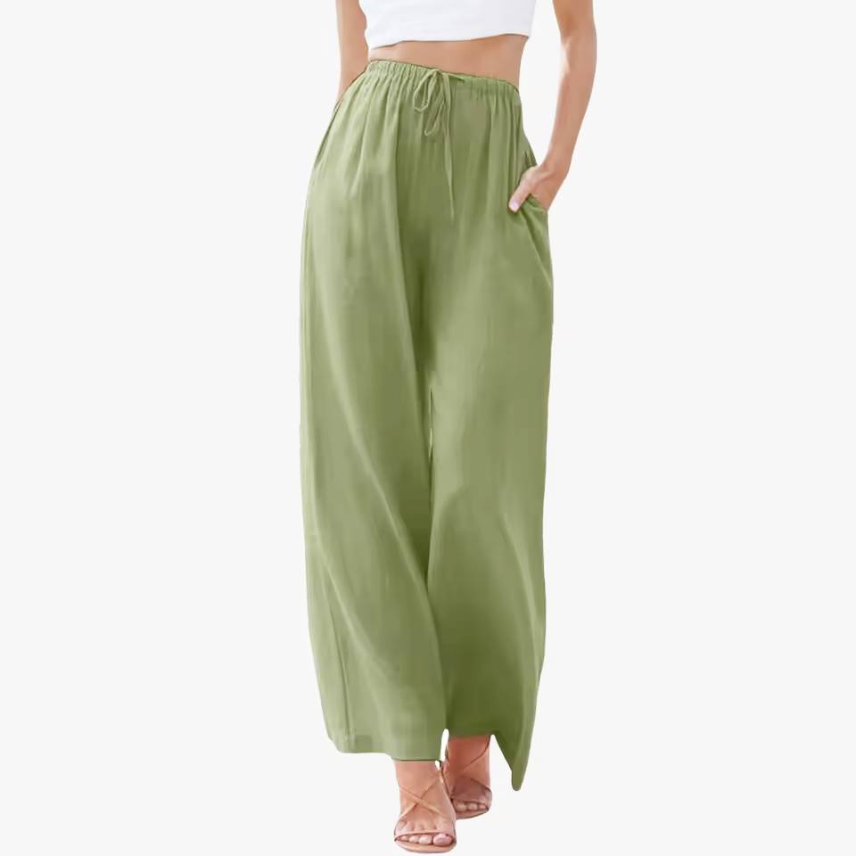 Liam | Pantalones de verano de corte ancho