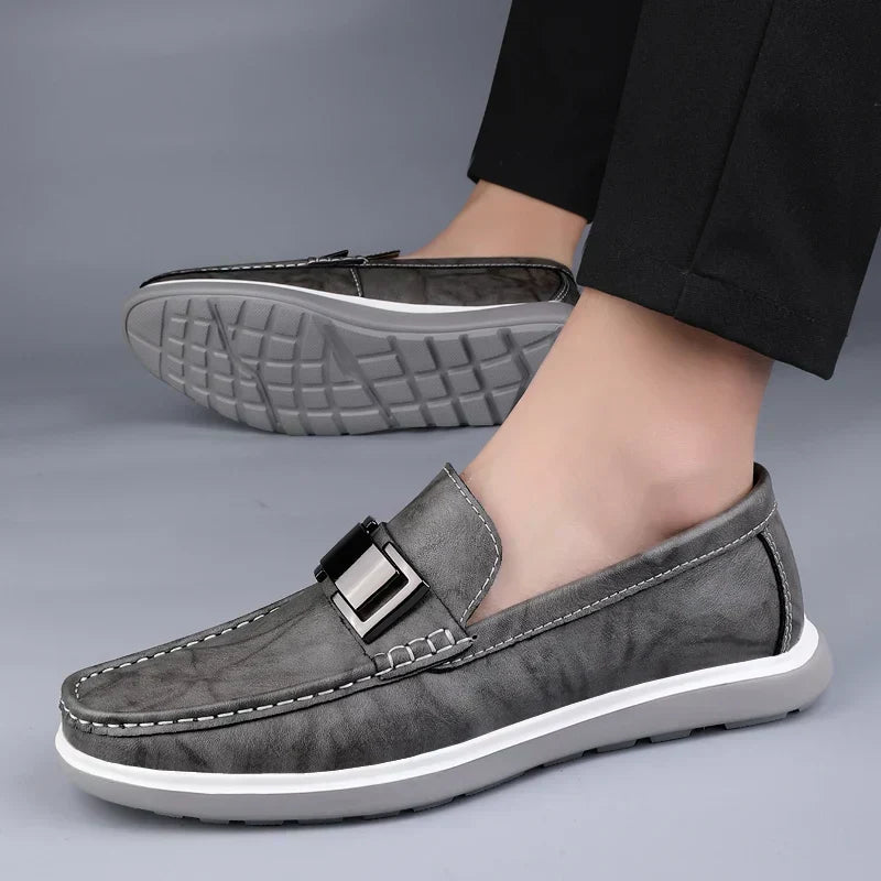 Mocasines de piel de lujo
