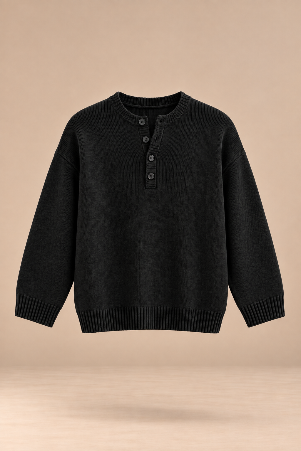 Ernesta | Suéter de Punto con Botones Henley