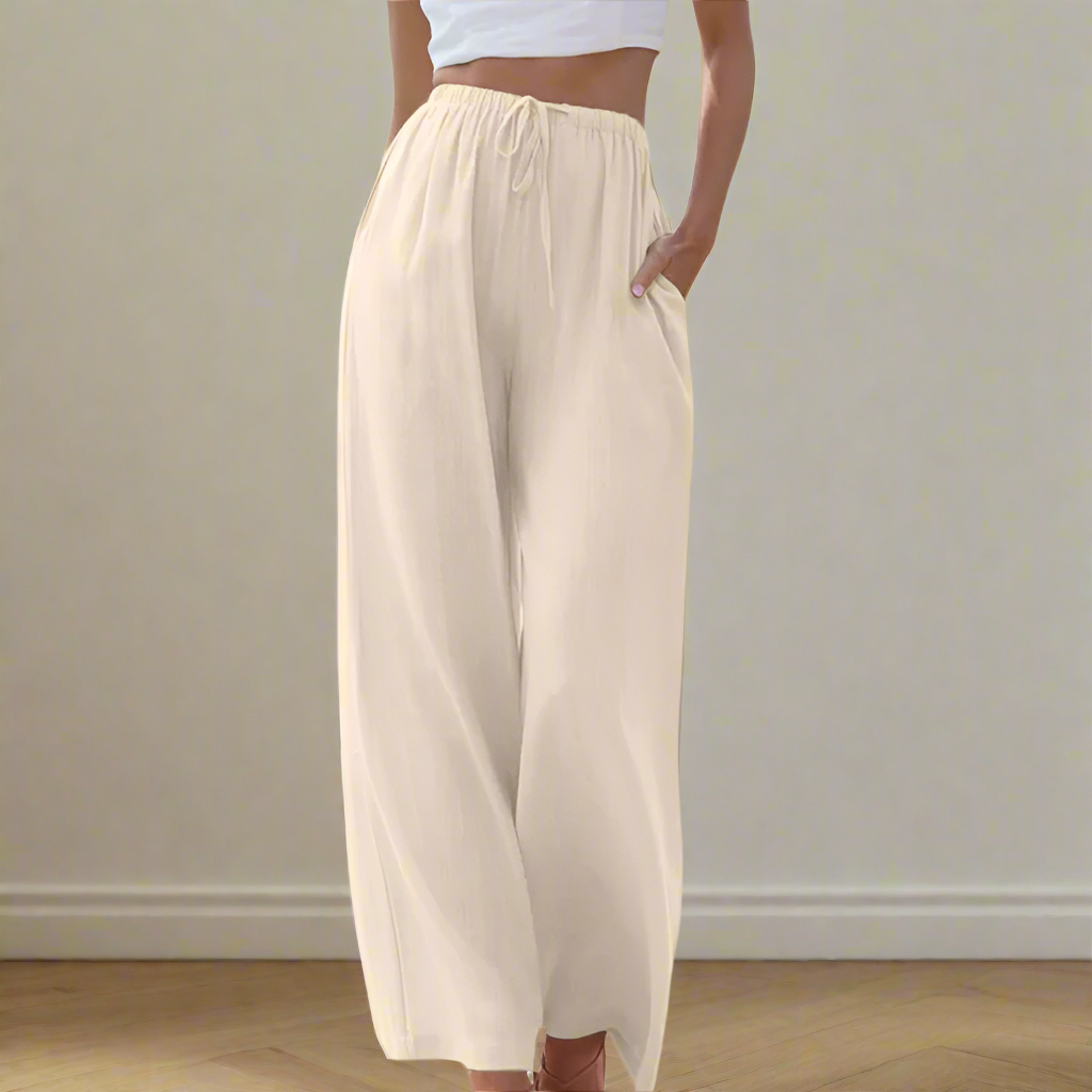 Liam | Pantalones de verano de corte ancho