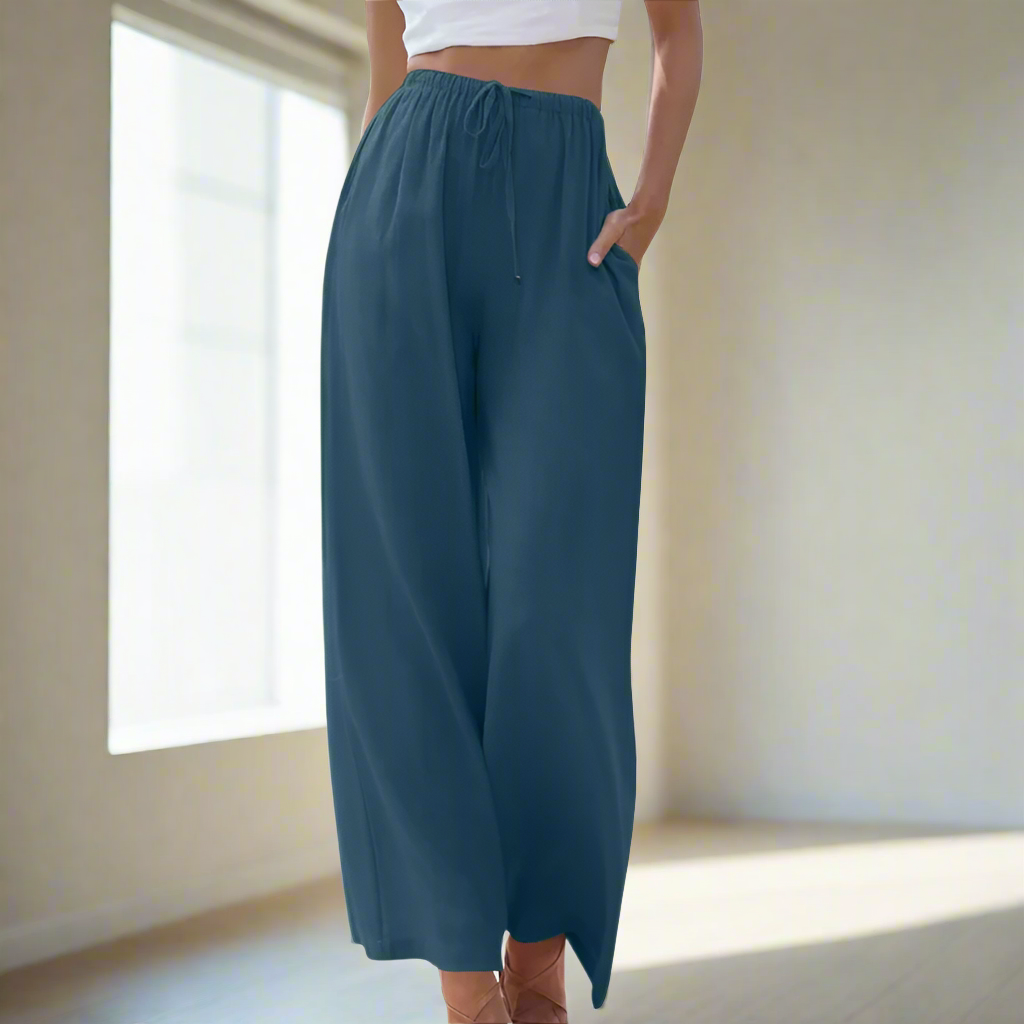 Liam | Pantalones de verano de corte ancho