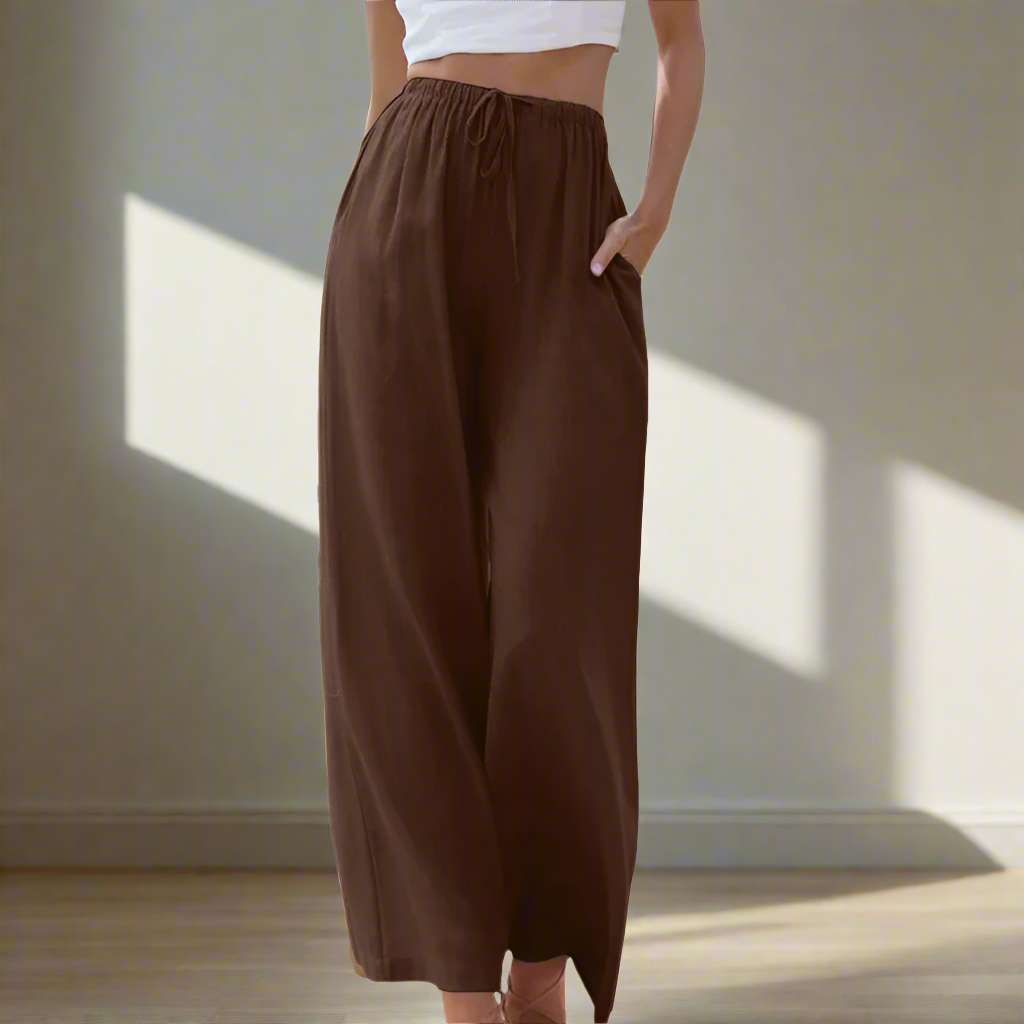 Liam | Pantalones de verano de corte ancho