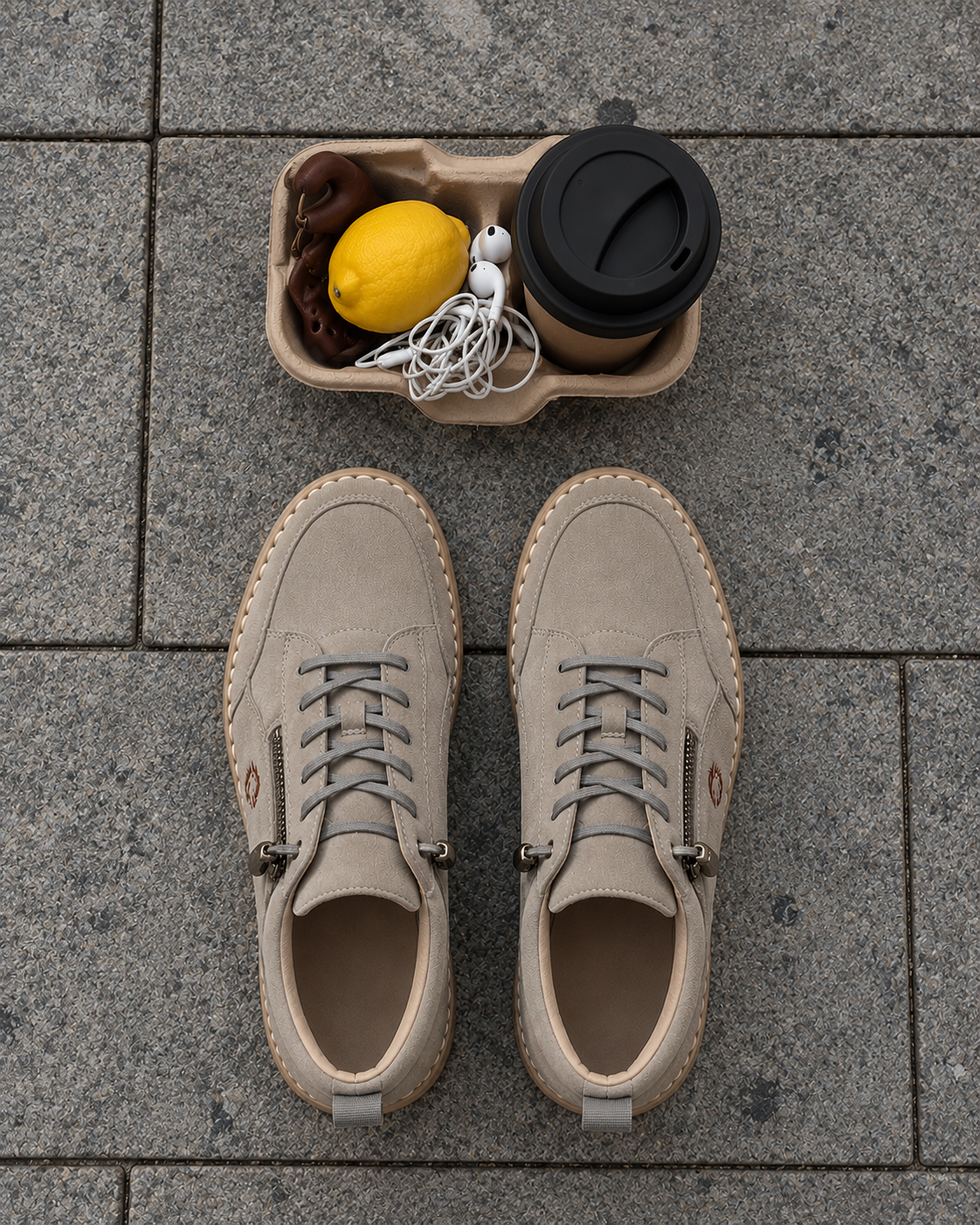 Zapatos ortopédicos cómodos Flora con cremallera