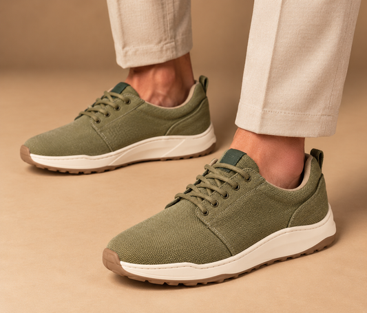 Zapatillas Urban – Puntera Ancha para Hombre verdes